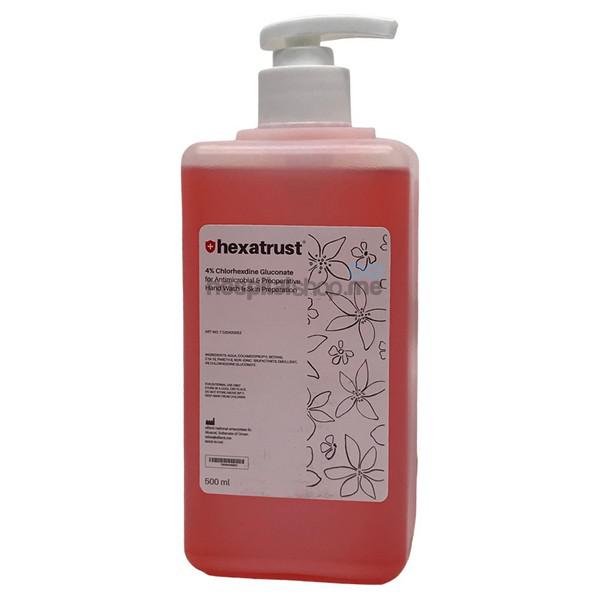Hexatrust Chlorhexidine 4% Surgical Handwash with Pump 500ml 2360004