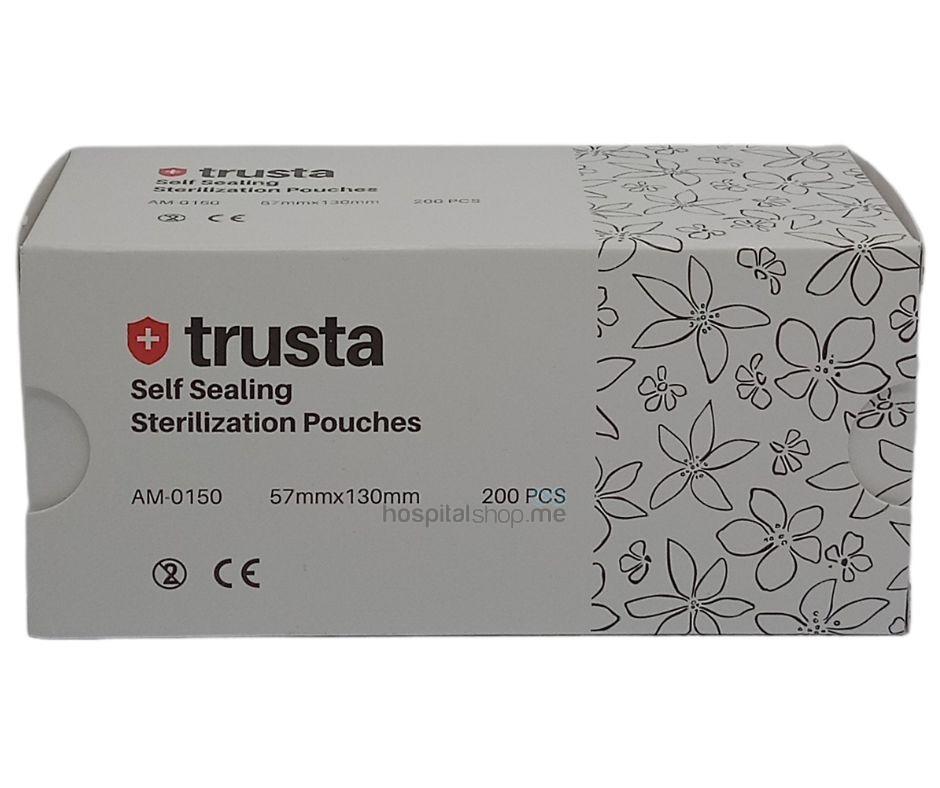 Trusta Sterilization Pouches SelfSeal 57x130mm 200pcs AM-0150
