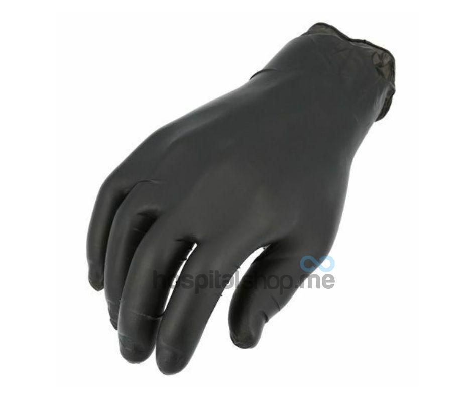 Gloves Nitrile Powder Free X-Small Black