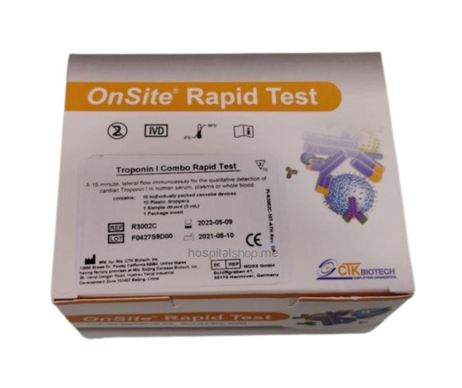 CTK Biotech Troponin-I Rapid Test 30 Tests R3002C