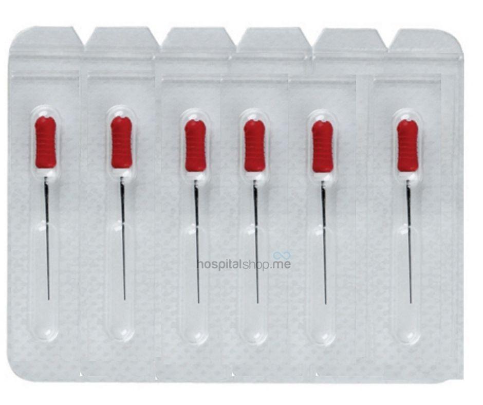 Diadent Spreaders SS 21mm 25 Red 6 Pcs