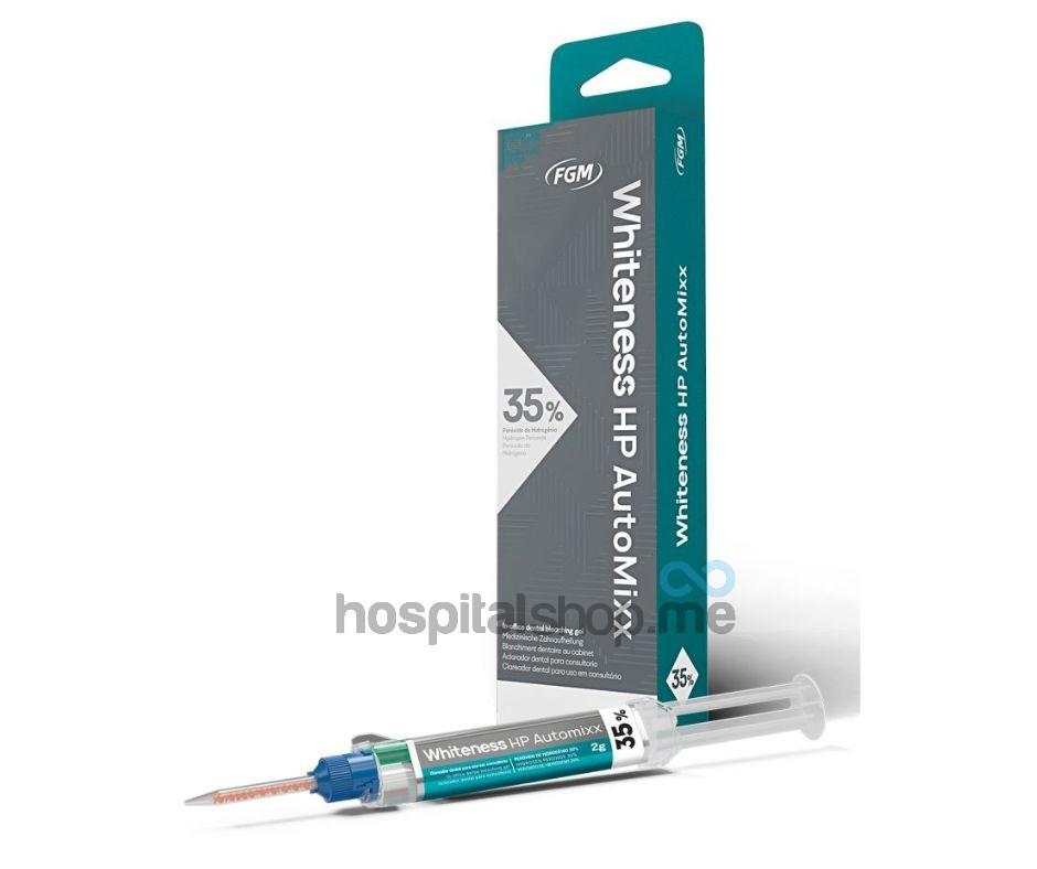 FGM Whiteness HP Automixx 35% Hydrogen Peroxide Office Bleaching Syringe Refill 2gms 7899633812691