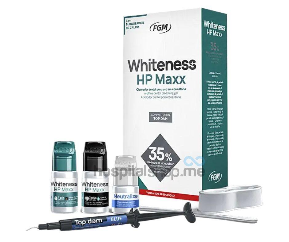 FGM Whiteness HP Maxx 35% Hydrogen Peroxide Office Bleaching Bottle Kit 7898032323104