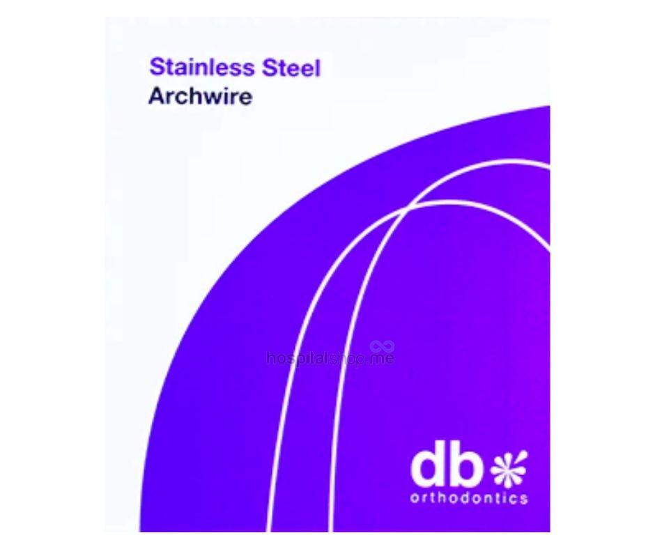 DB Ortho Euroline Stainless Steel Rectangular Archwire 17 X 25 Upper 10pcs DB02-1725U
