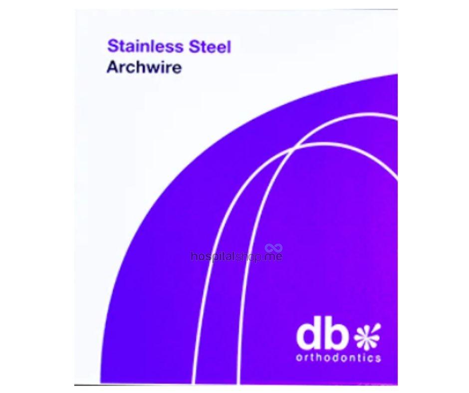 DB Ortho Euroline Stainless Steel Rectangular Archwire 19 X 25 Lower 10pcs DB02-1925L
