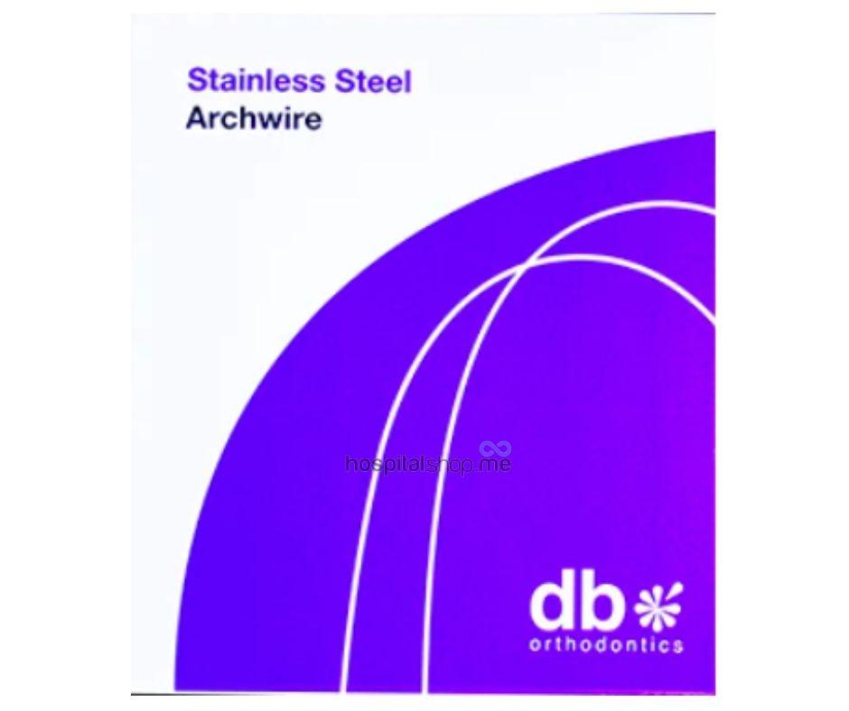 DB Ortho Euroline Stainless Steel Rectangular Archwire 19 X 25 Upper 10pcs DB02-1925U
