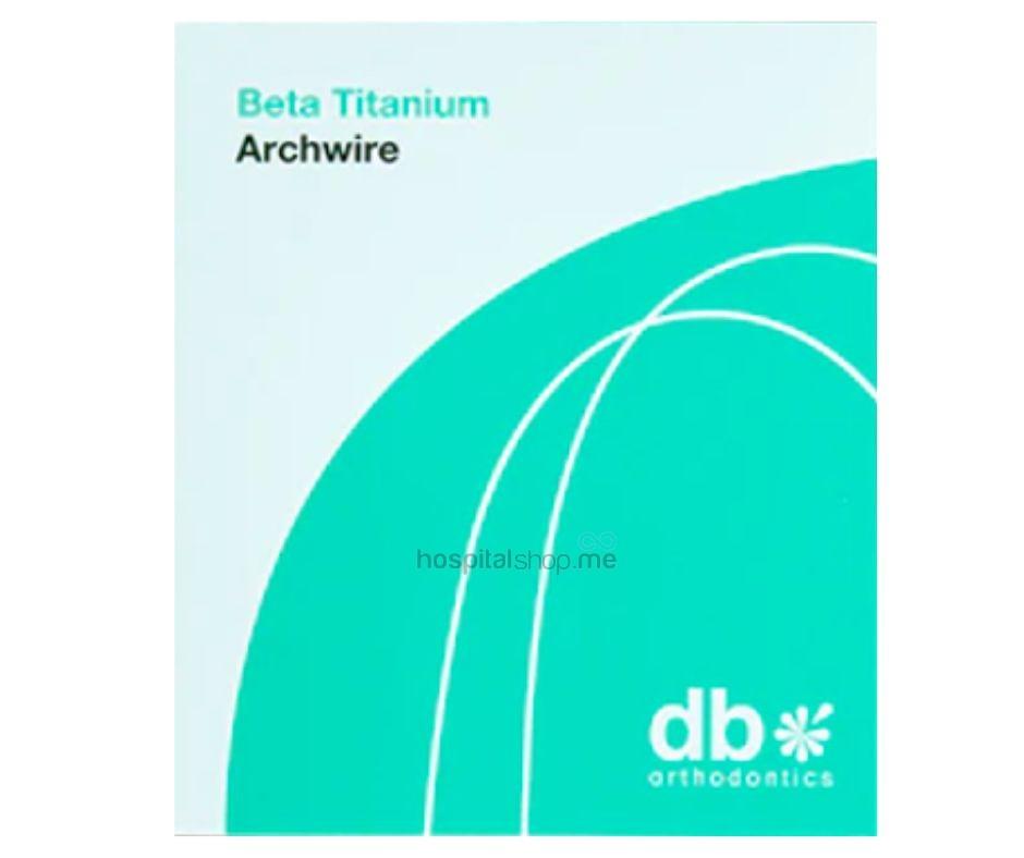 DB Ortho Euroline Beta Titanium Rectangular Archwire 17 X 25 Upper 10pcs DB23-1725U