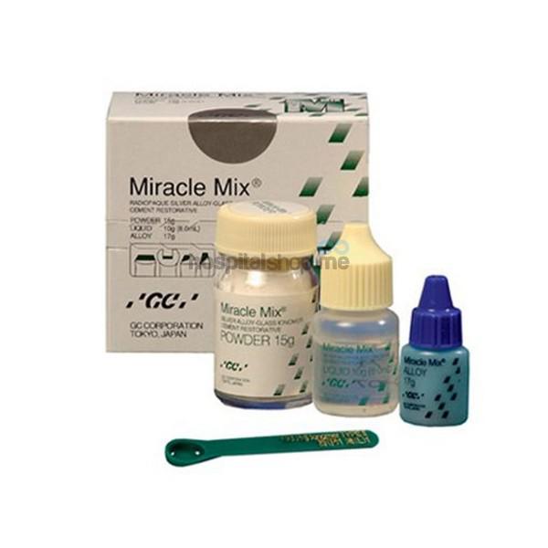 GC Miracle Mix Silver alloy reinforced Glass Ionomer restorative Grey 000239