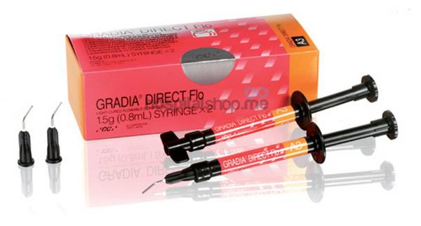 GC Gradia Direct Micro Hybrid Composite Flow Direct Light Cure 1.30 gms 0.8 ml A1 003441