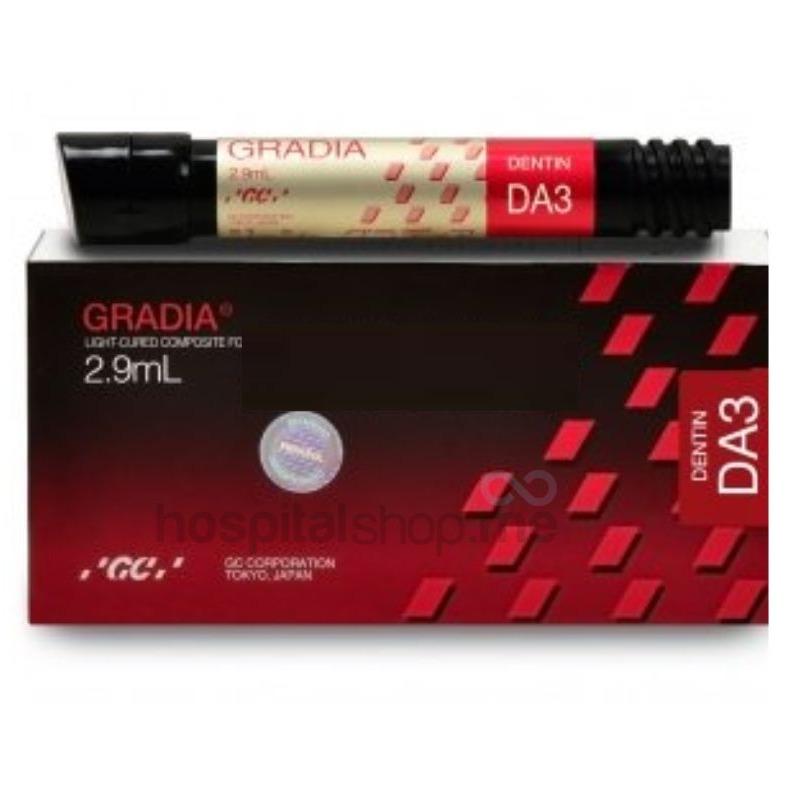 GC Gradia Dentin Micro Hybrid Composite Light Cure Dentin 2.9 ml D-A3 005190