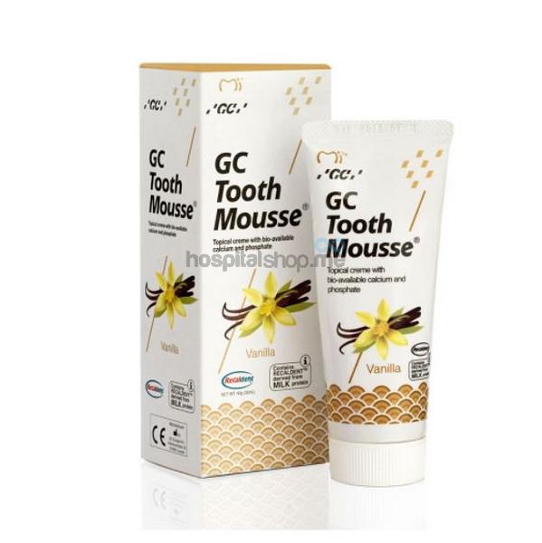 GC Tooth Mousse Topical Tooth Créme Containing Calcium, Phosphate 40 gms Vanilla 463300
