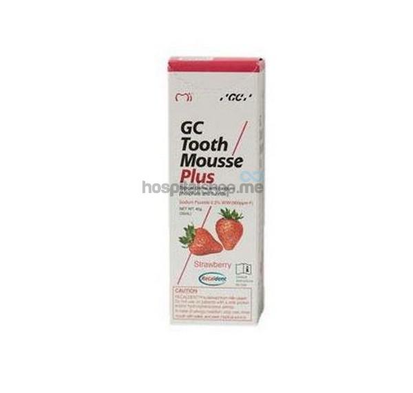 GC Tooth Mousse Topical Tooth Créme Containing Calcium, Phosphate 40 gms Strawberry 463301