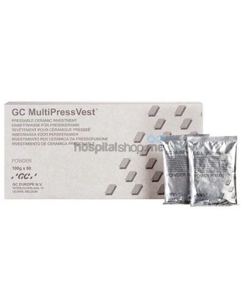 GC Multi Press Phosphate bonded investment for press ceramic powder 100 gms 60 pcs 800243