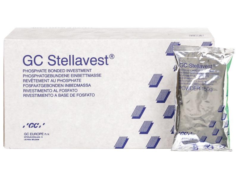 GC Stellavest Powder Phosphate-Bonded Investment Powder 150 gms 40 pcs 900667