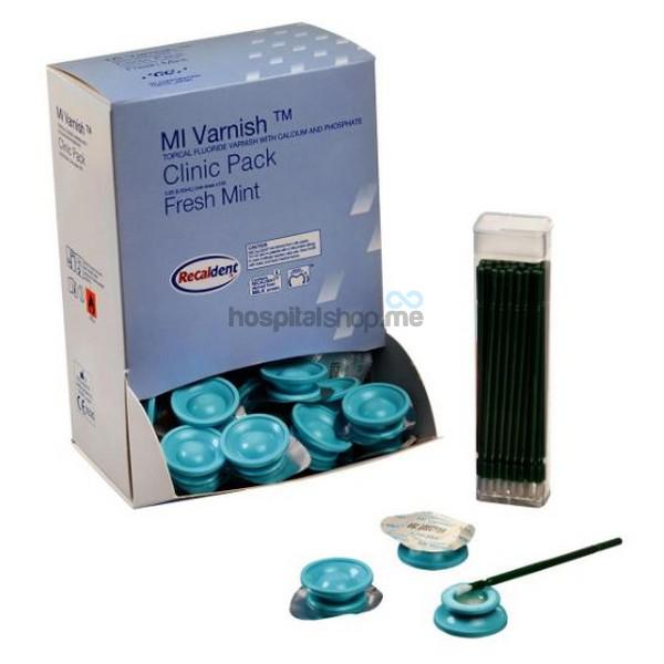 GC MI Varnish 5% sodium fluoride varnish Mint Flavour Unit Doses 0.44 gms 0.4 ml 100 pcs 900750